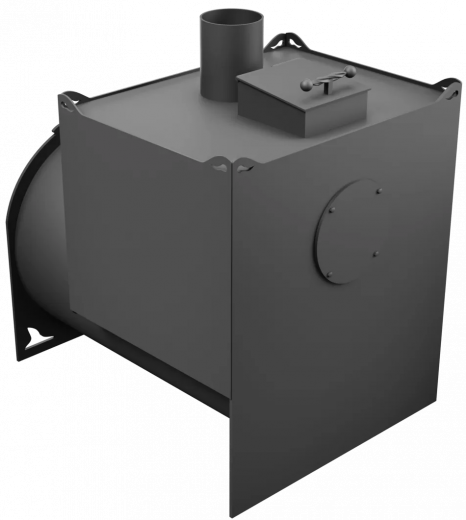 Печь Горыныч Мини, двойная каменка закрытая, малая дверь со стеклом фото в Уфе